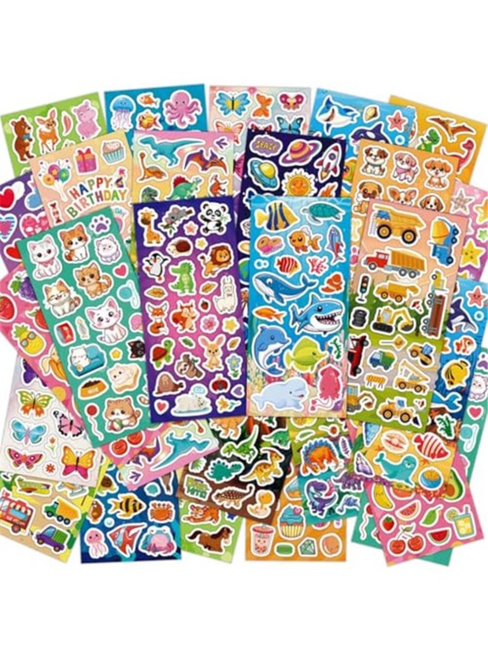 36 Sheets Stickers for Kids, Cute Stickers for Scrapbooking, Party Favors